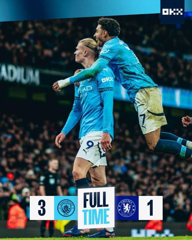 切尔西绝杀曼城,哈兰德乌龙送礼法甲 切尔西绝杀曼城,哈兰德乌龙送礼法甲